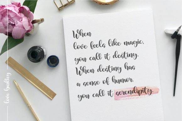 Love Barlley Font PNG with transparent background - Preview 6