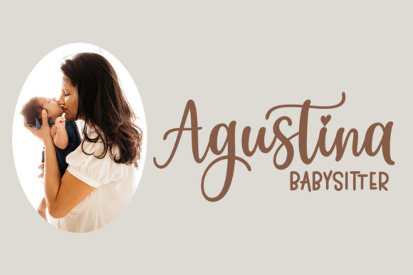 Lovely Mothers Font PNG with transparent background - Preview 5