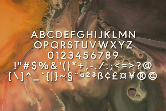 Milthen Font PNG with transparent background - Preview 1