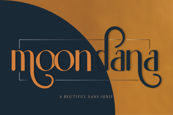 Moondana Font PNG with transparent background - Preview 2