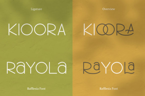 Rafflesia Font PNG with transparent background - Preview 5