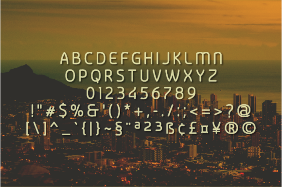 Shoterly Font font preview - 1
