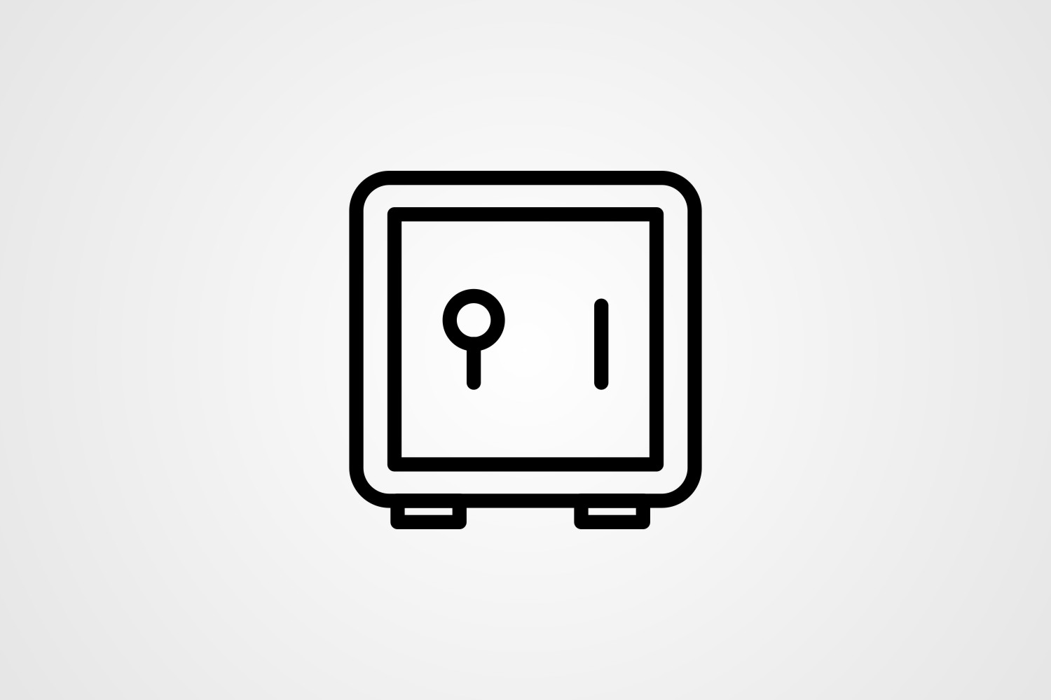 Vector Locker Line Icon Graphic by kazim.abbas1996 · Creative Fabrica