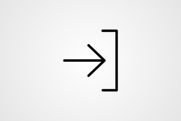 Vector Right Line Icon Graphic by kazim.abbas1996 · Creative Fabrica