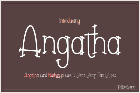 Angatha & Nathanya Font - Preview 1