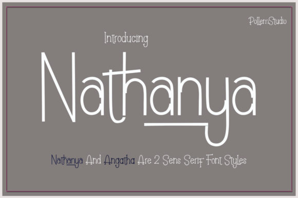 Angatha & Nathanya Font - Preview 2