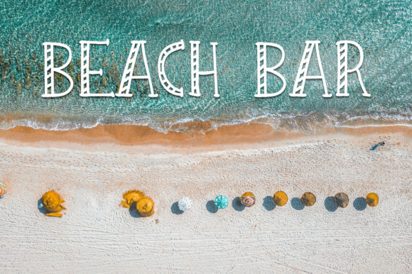 Bar Beach Font - Preview 2