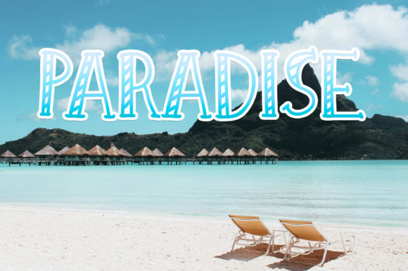 Bar Beach Font - Preview 5