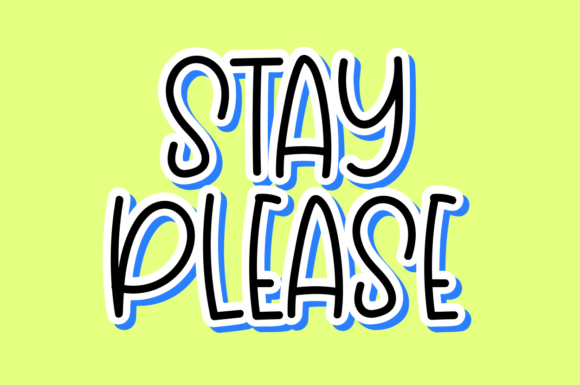 Beach Land Font - Preview 1