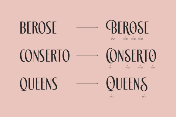 Berose Font - Preview 3