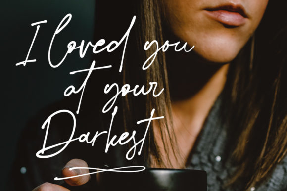 Evangelina Font PNG with transparent background - Preview 3