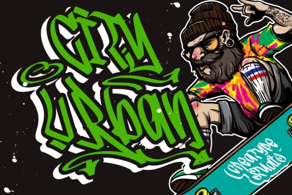 Graffity Stylish Font - Preview 3