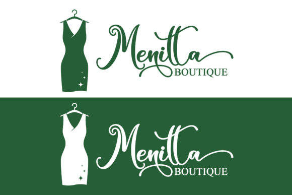 Green Leaves Font PNG with transparent background - Preview 5