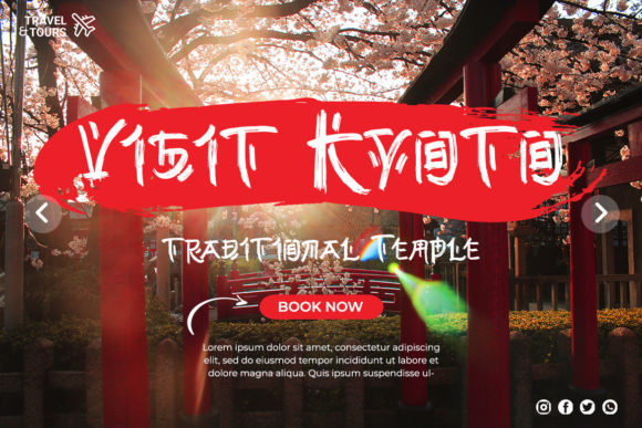 Gunji Font PNG with transparent background - Preview 3