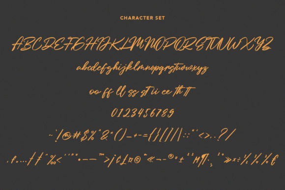 Holly Wings Font PNG with transparent background - Preview 6