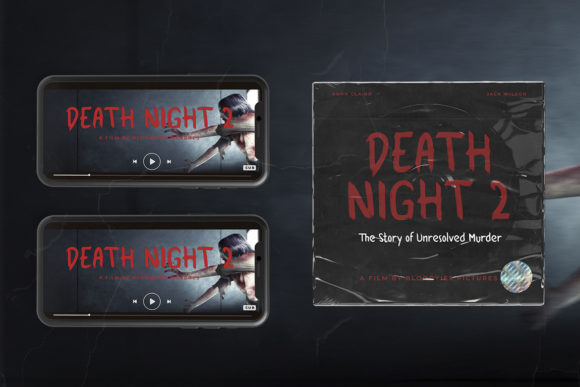 Howling Nightmare Font PNG with transparent background - Preview 6