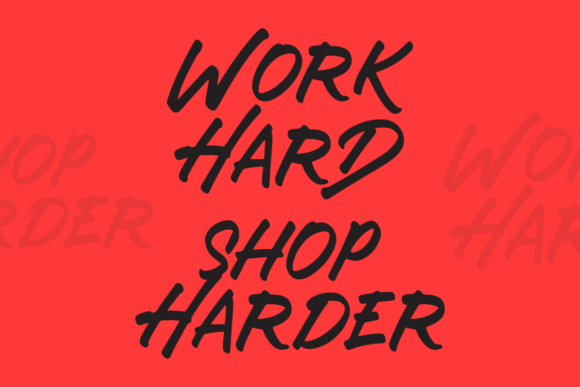 Hubstone Brush Font - Preview 1