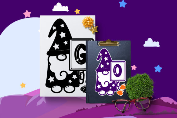 Monogram Witch Gnome Font PNG with transparent background - Preview 2