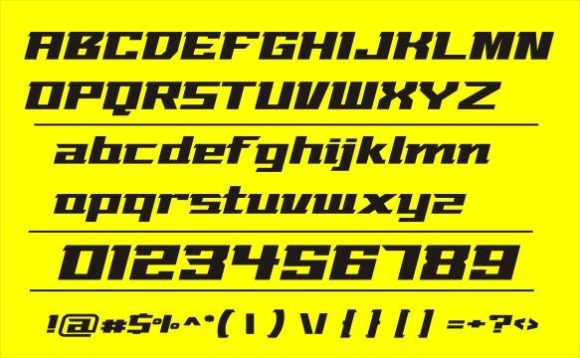 Rangver Font PNG with transparent background - Preview 1