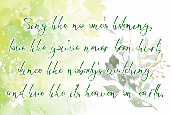 Rathya Font PNG with transparent background - Preview 1
