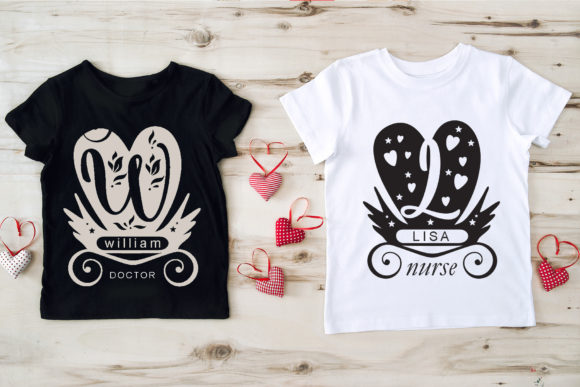 Rihana Monogram Font PNG with transparent background - Preview 3