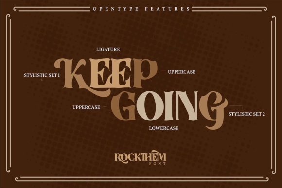 Rockthem Font PNG with transparent background - Preview 4