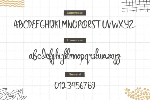 Saluyu Font PNG with transparent background - Preview 1