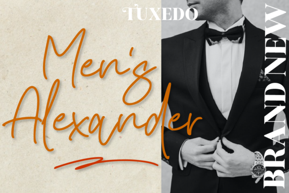 Sendertime Font PNG with transparent background - Preview 3