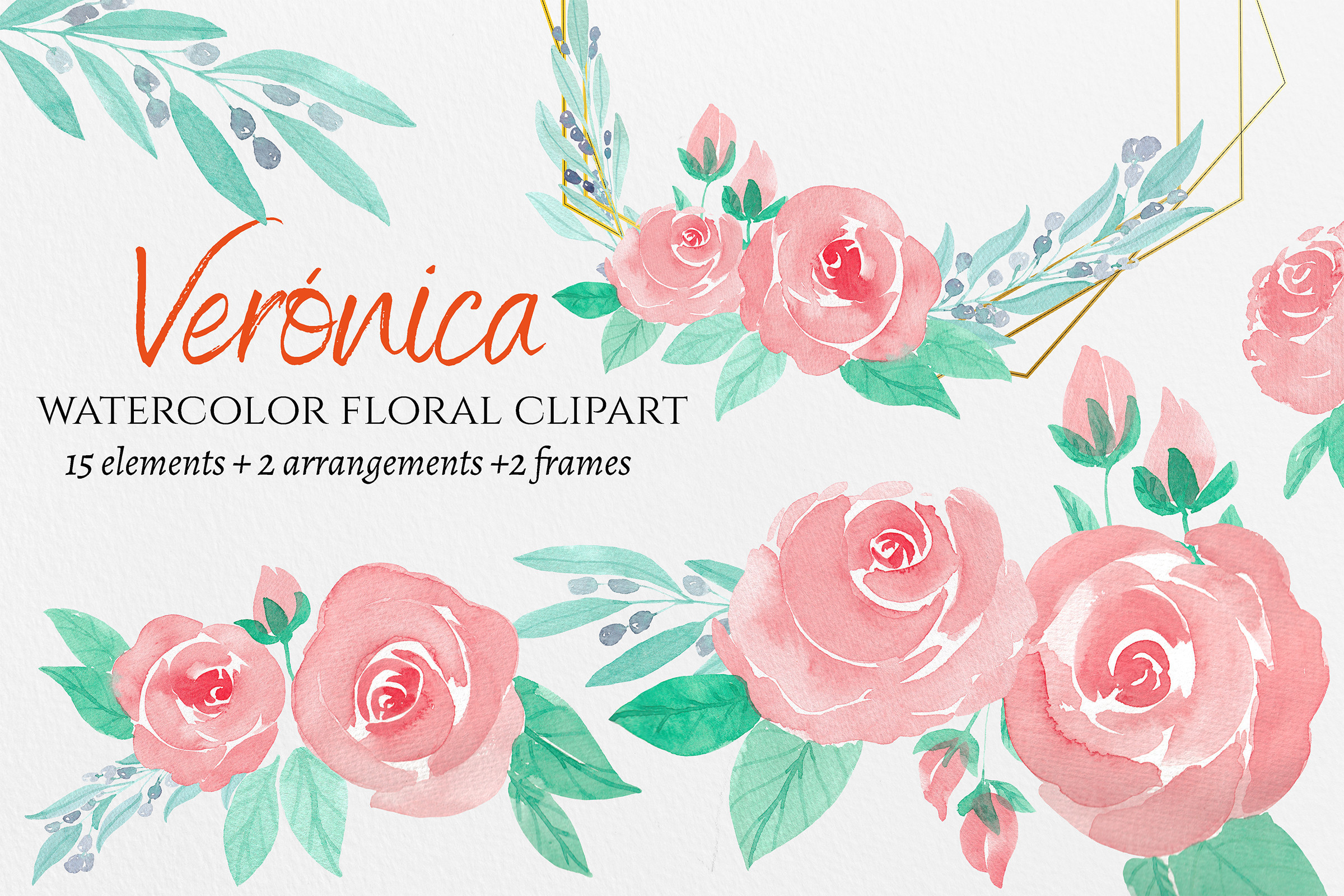 Watercolor Red Roses Clipart Graphic by Amorclipart · Creative Fabrica