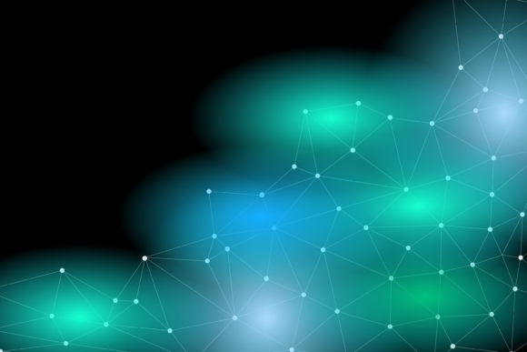 Abstract Tech Background with Geometric
