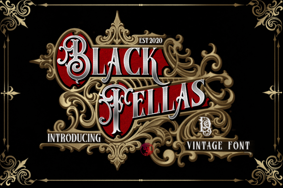 Black Fellas blackletter font