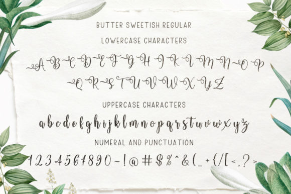 Butter Sweetish Font - Preview 2
