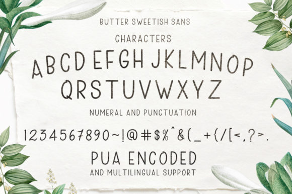 Butter Sweetish Font - Preview 4