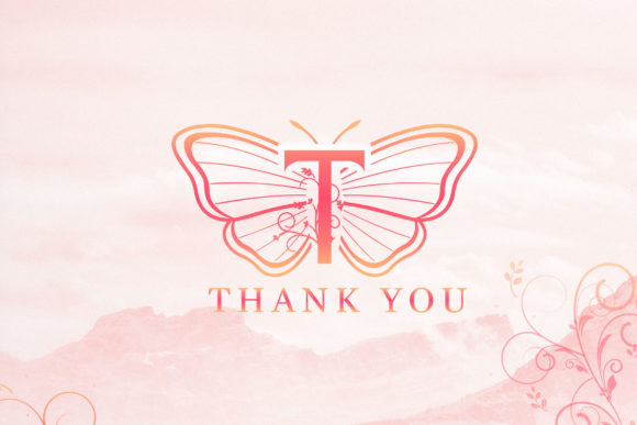 Butterfly Monogram Font - Preview 4