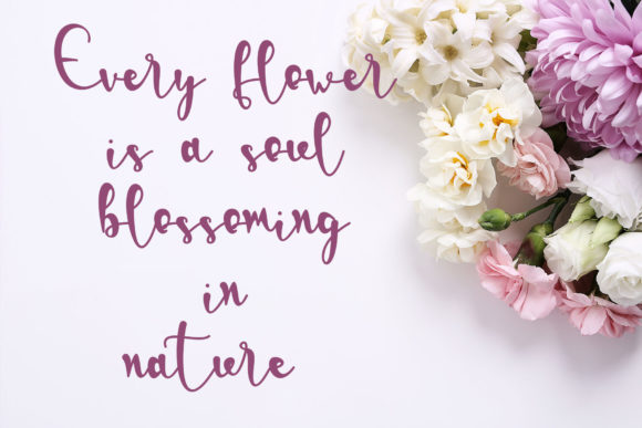 Cute Nattalie Font PNG with transparent background - Preview 1