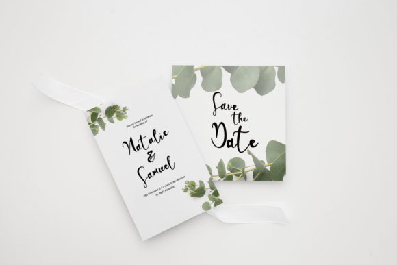 Cute Nattalie Font PNG with transparent background - Preview 4