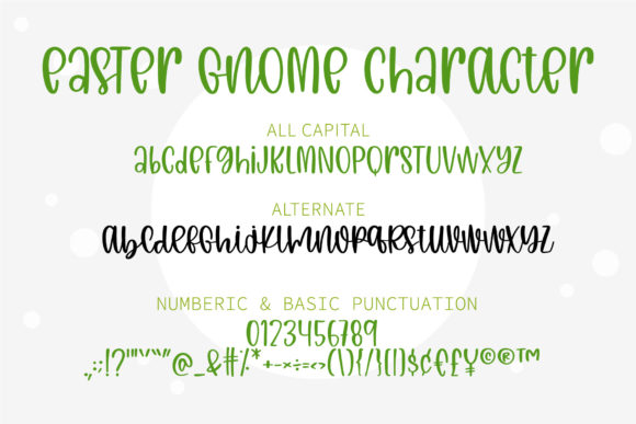 Easter Gnome Font - Preview 5