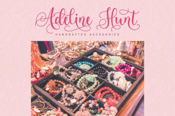 Loveliest Font PNG with transparent background - Preview 1