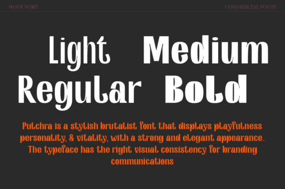 Pulchra Font PNG with transparent background - Preview 1