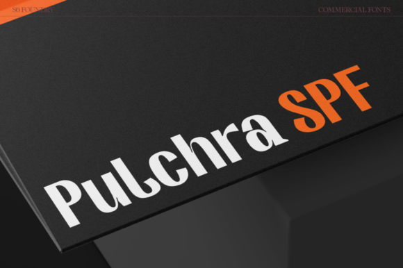 Pulchra Font PNG with transparent background - Preview 3