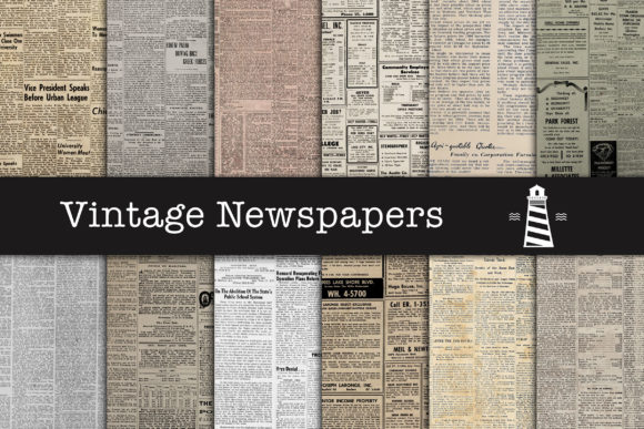 Vintage Newspaper Textures