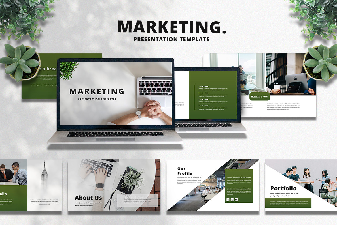 Plantilla de Google Slides de Marketing