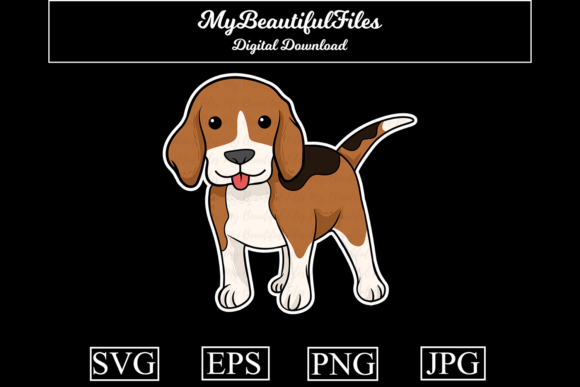Beagle Dog Cartoon