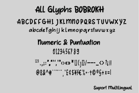 Bobrokh Font - Preview 3