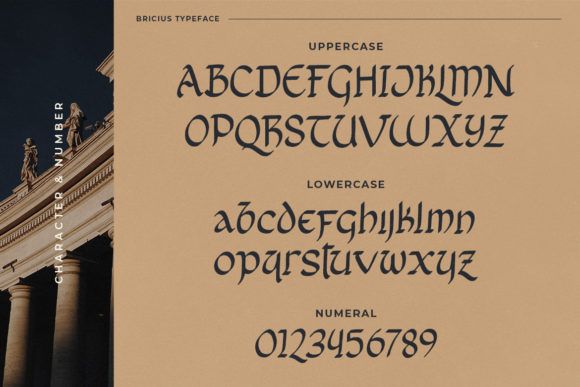 Bricius Font - Preview 1