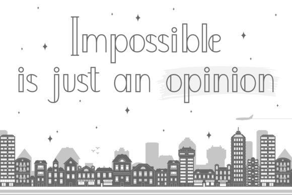 Cityline Font - Preview 2