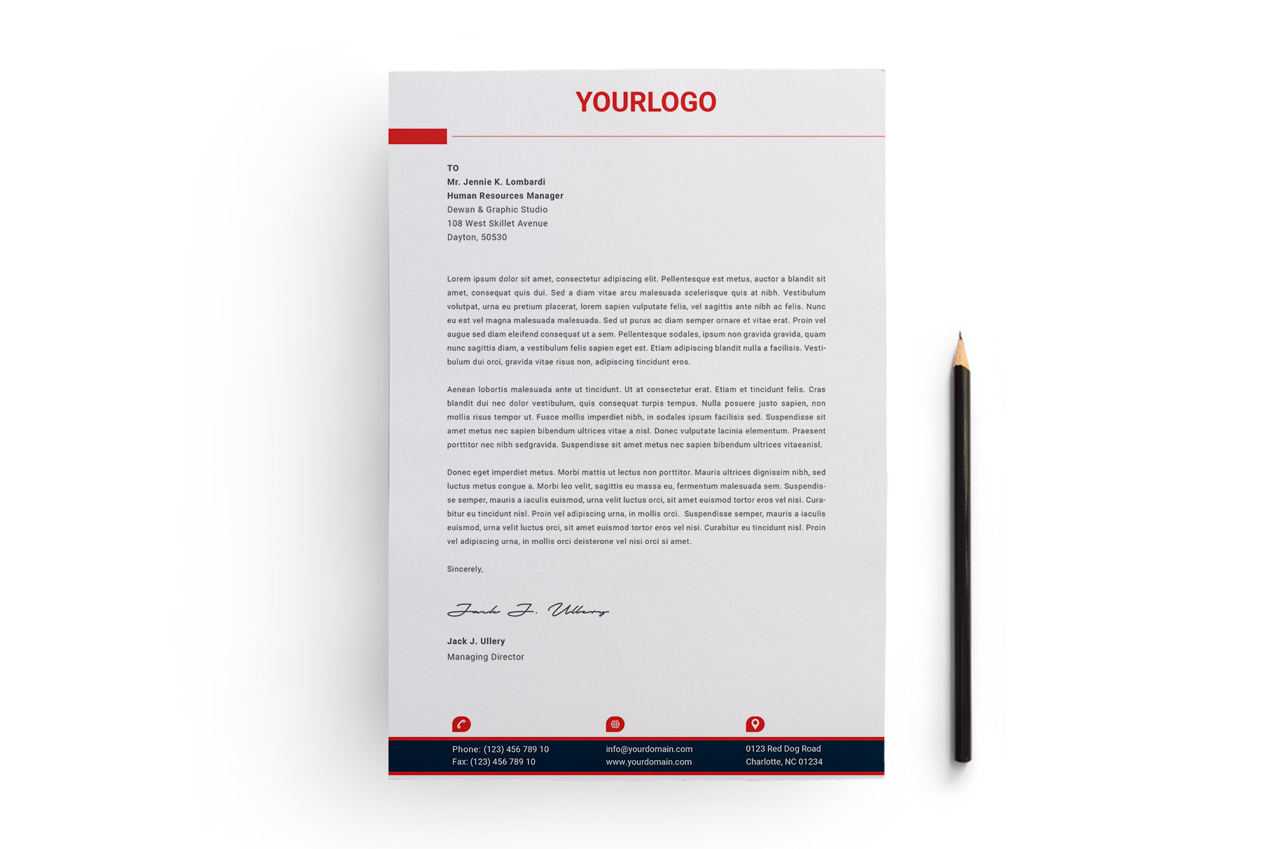 Creative Letterhead Design | Vector Graphic by Ju Design · Creative Fabrica