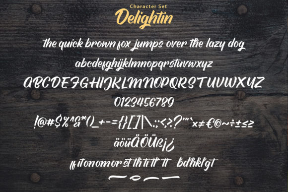 Delightin Font - Preview 5