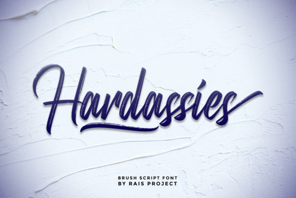 Hardassies Script & Handwritten Font By RaisProject