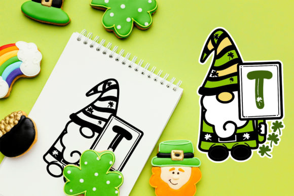Monogram Patrick Gnome Font PNG with transparent background - Preview 3